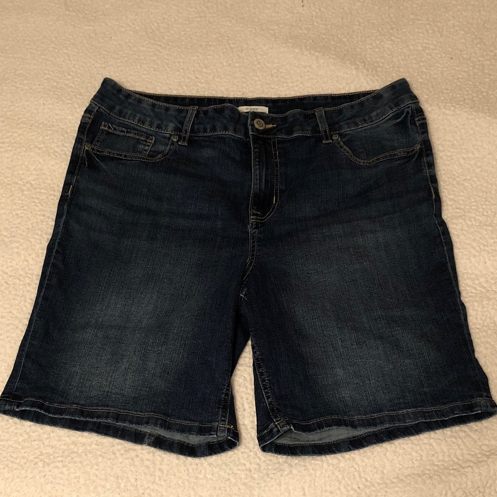 Maurices Dark Indigo Denim Shorts